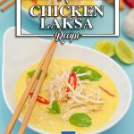 Chicken Laksa Soup Recipe.