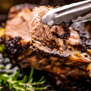 Juicy lamb shoulder