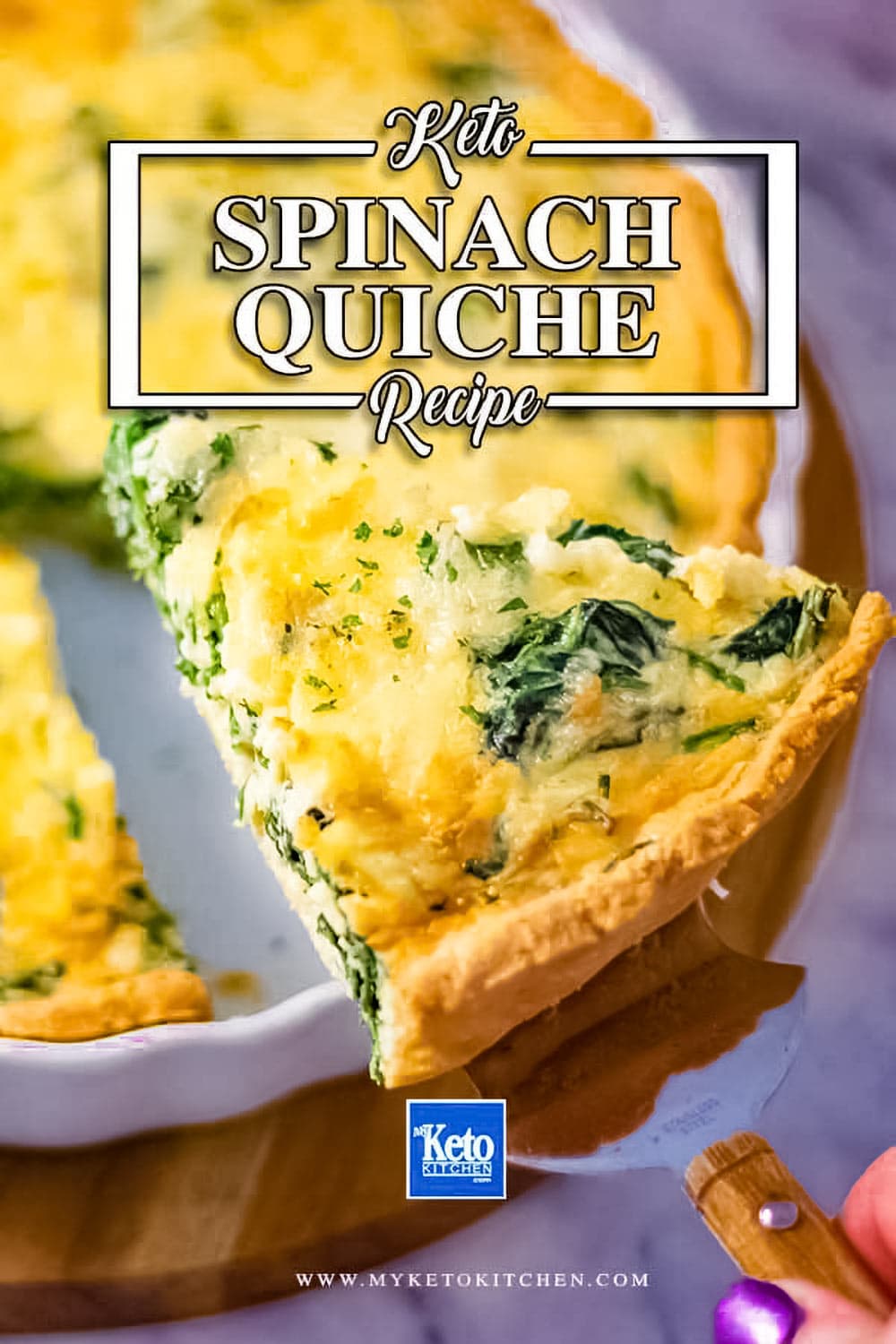 Best Keto Spinach Quiche with LowCarb Crust