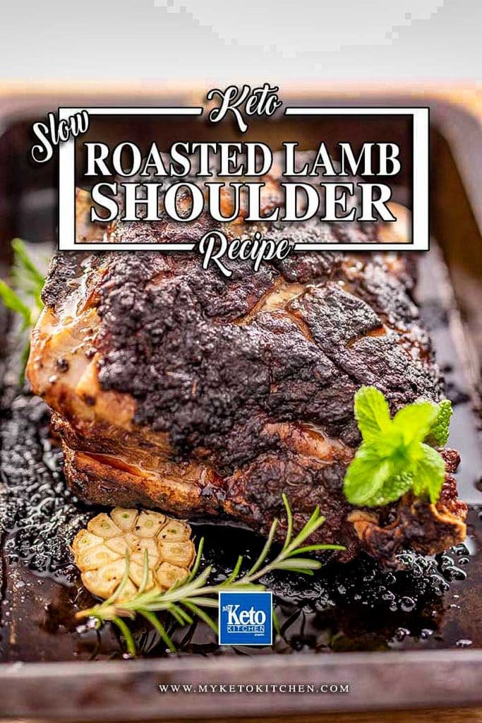 Slow oven roasted lamb shoulder recipe, super tender and delicious.