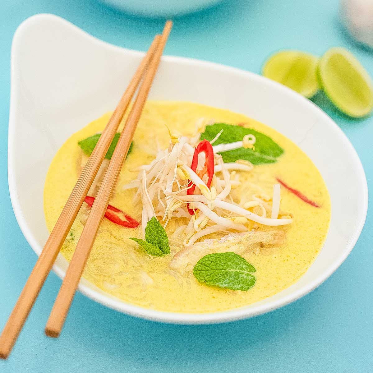 Chicken laksa keto style