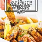 Crispy Pan Fried Chicken Wings.
