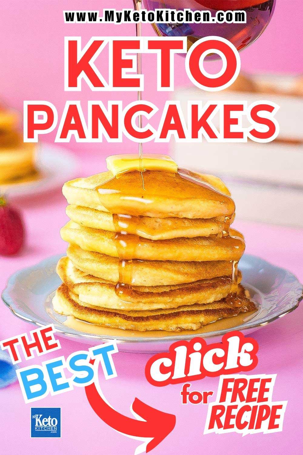 Easy Keto Pancakes Light & Fluffy