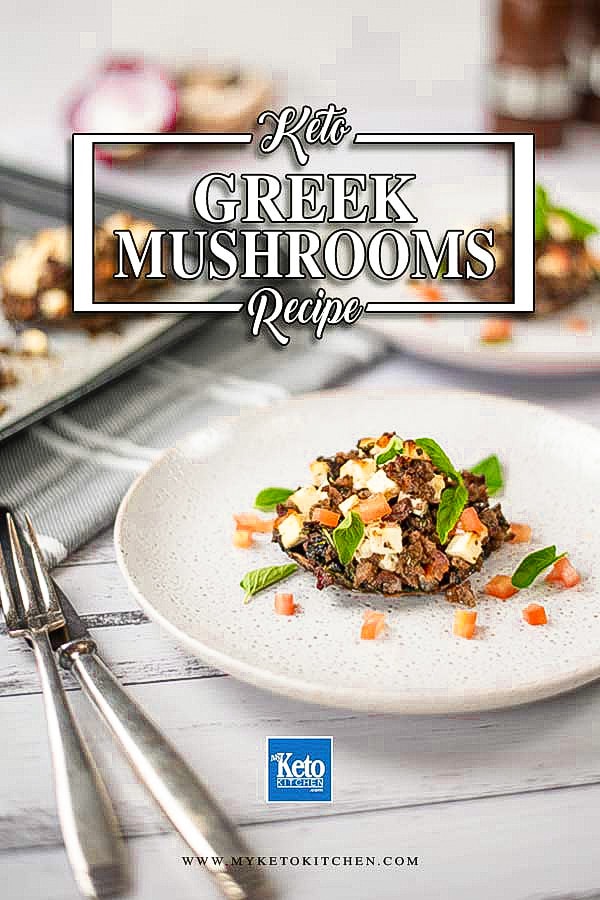 Homemade Greek Stuffed Mushrooms