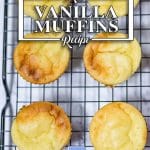 The Best Keto Vanilla Muffins Recipe - Delicious, Soft & Fluffy with Just 1g Net Carbs
