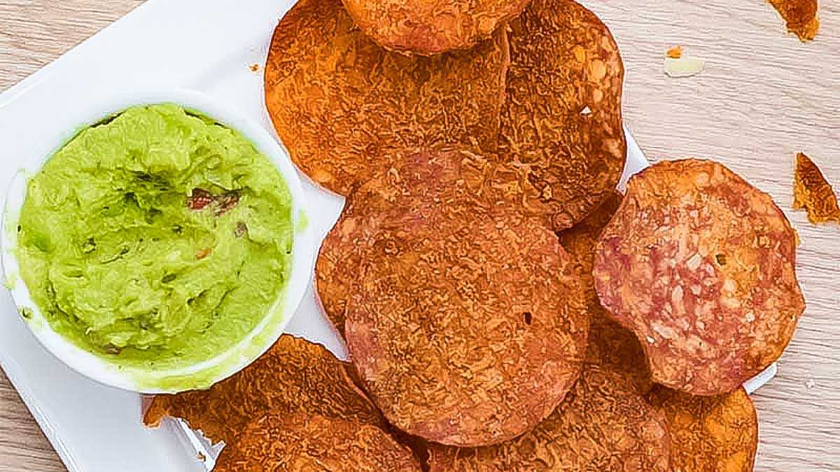 Salami Chips - 2 Ingredients | My Keto Kitchen