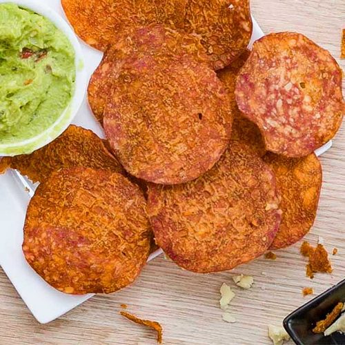 Salami Chips 2 Ingredients My Keto Kitchen