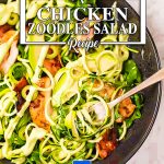 Keto Chicken Zoodles Salad Recipe