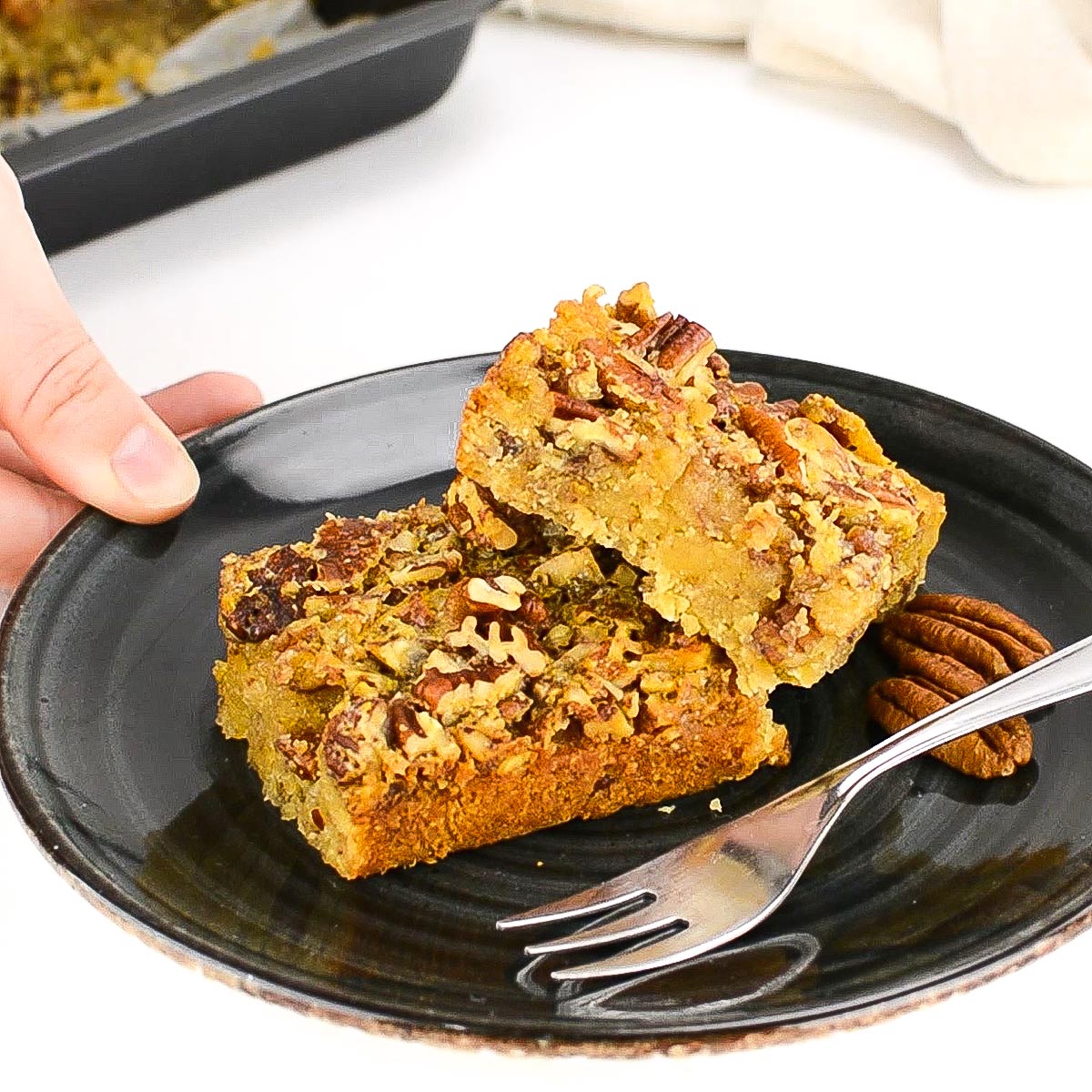 Keto pecan bars recipe