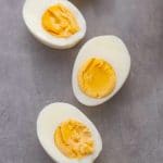 Hard boiled eggs