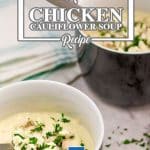 How to make chicken and cauliflower soup
