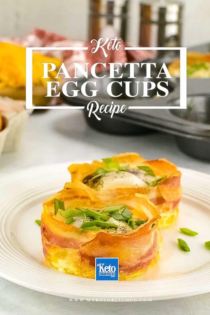 Keto Egg Cups Recipe - Loaded with Healthy Amino Acids from Eggs with just 1g Net Carbs.