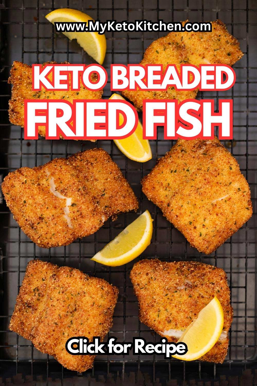 Keto Fried Fish Breaded (2g Carbs) | Recipe by My Keto Kitchen