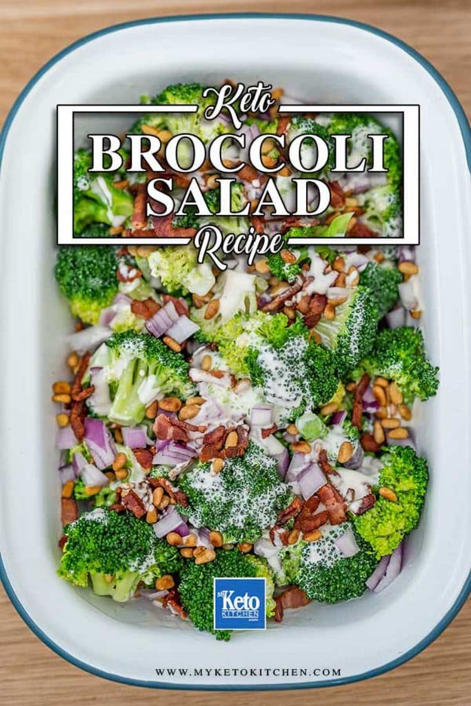 The best keto broccoli salad recipe.