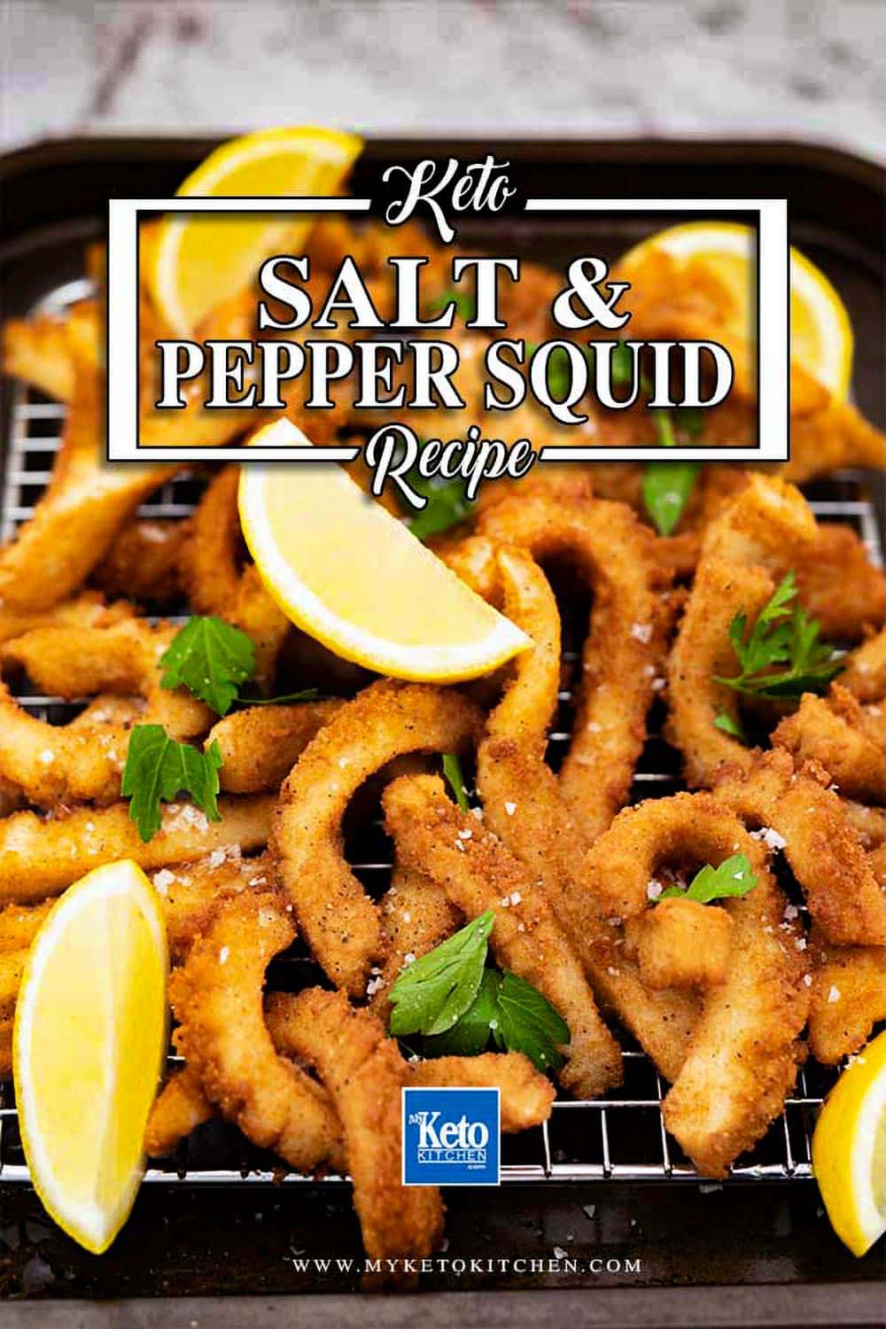Easy Keto Calamari Deep Fried Salt & Pepper Squid