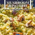 A Delicious Keto Cauliflower and Mushroom Risotto that You Can Make at Home in Minutes.