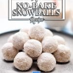 Keto snowball cookies recipe.