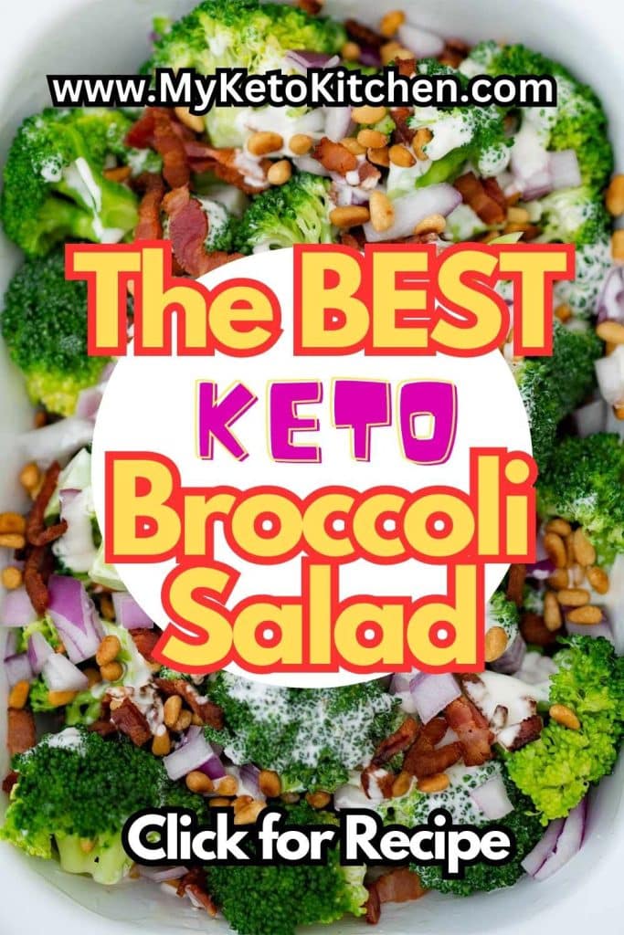 The best keto broccoli salad.