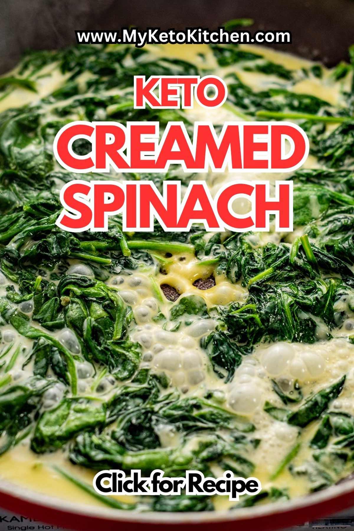 Easy Keto Creamed Spinach Recipe (2g Carbs)