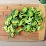 Broccoli rice step 1