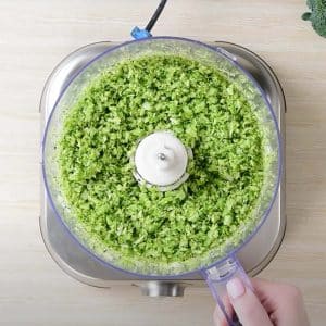 Broccoli rice step 2