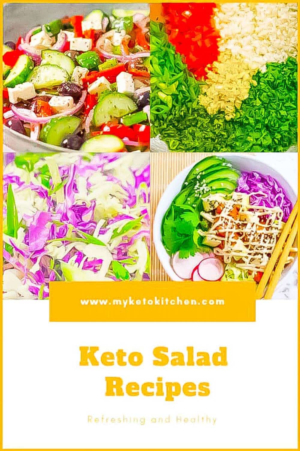 17 Easy Keto Salad Recipes Fresh & Delicious