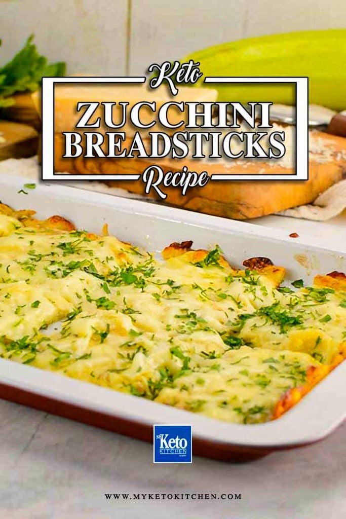 Keto bread sticks - Cheesy zucchini.
