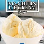 Easy To Make No Churn Keto Ice Cream.
