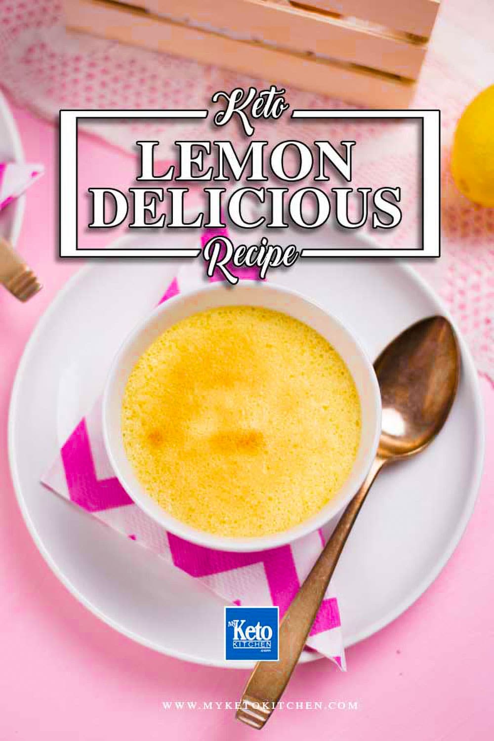 Keto Lemon Delicious Recipe (2g Carbs) My Keto Kitchen