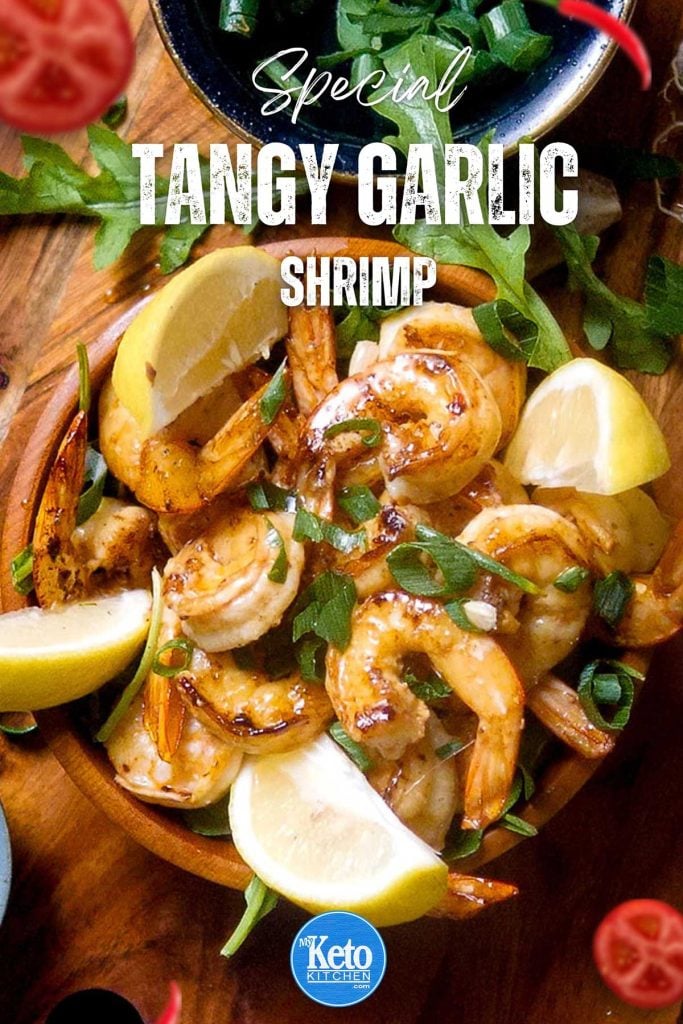 Delicious Tangy Garlic Shrimp Recipe with a Special Ingredient Hack that will fill your mouth Full of Flavor.