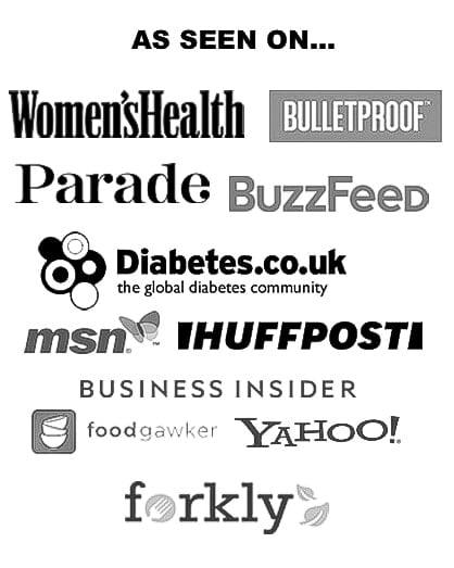 As seen in; Womens Health Magazine, Buzzfeed, Huffpost, Bulletproof, Diabetes UK, Parade Magazine, Forkly