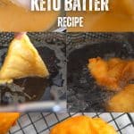 keto batter steps.