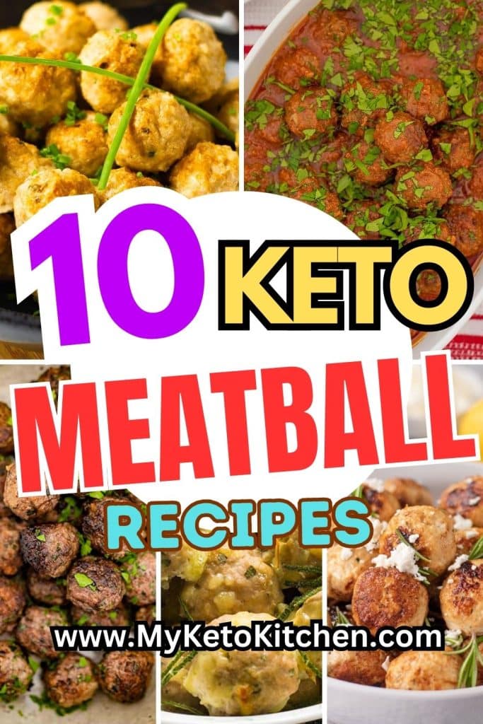 Five keto meatball dishes.
