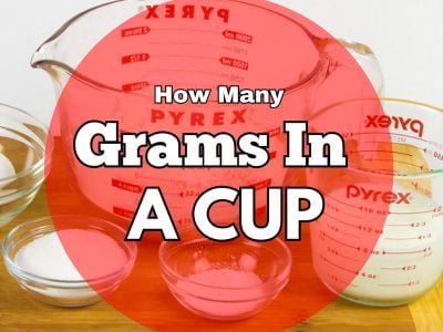 How Many Grams Are There In A Cup?